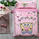 Özdilek Sponge Bob Butterfly Çizgi Kahraman Ranforce Çocuk Nevresim Takımı
