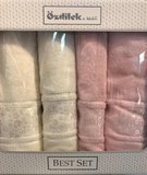 Özdilek Hamam Seti Camellia Best Krem Pembe