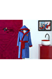 Özdilek Superman Colors Lisanslı Kapüşonlu Çocuk Bornozu 11/12 Yaş