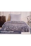 ÖZDİLEK GOODNIGHT LACİVERT TEK KİŞİLİK YATAK ÖRTÜSÜ