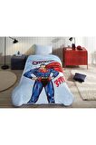 Özdilek Superman Ligting Lisanslı Tek Kişilik Çocuk Battaniyesi 155x215