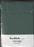 ÖZDİLEK ÇARŞAF LASTİKLİ YASTIK KILIFLI RANFORCE 100*200 ZUMRUT COLOURIST