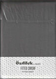 ÖZDİLEK ÇARŞAF LASTİKLİ YASTIK KILIFLI RANFORCE 100*200 ANTRASİT COLOURIST