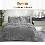 Özdilek Yatak Örtüsü Cristallo Antrasit