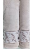 Özdilek Fiore Line Bej Yeşil Bambu Hamam Seti