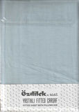 ÖZDİLEK ÇARŞAF LASTİKLİ YASTIK KILIFLI RANFORCE 120*200 AQUA COLOURIST