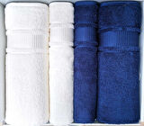 COLOURIST LACİVERT-KREM BEST SET HAMAM TAKIMI