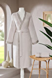 Özdilek Aurea Nakışlı Kimono Kadın Bornoz Seti L/XL