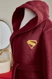 Özdilek Supergirl Kırmızı Lisanslı Bornoz Seti L Beden