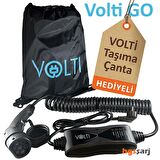 Volti GO Mobil Şarj Cihazı. Ev Tipi fiş. 3,0 kW 13A, Tip 2 Konektör. Aracınızı her yerde şarj edebileceğiniz mobil şarj cihazlarıyla güç her zaman yanınızda.