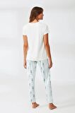 Nautica Pijama Takım Beyaz W309PJTK