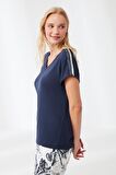 Penye Mood Kadın Kısa Kollu Pijama Takımı 9231 