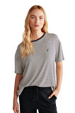 Nautica Kadın Lacivert T-Shirt 716