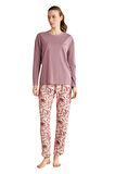 Catherine's Kadın Pembe Pembe Pijama Takım 2626