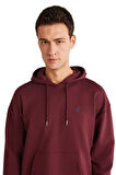 Nautica Erkek Bordo Sweatshirt 802 