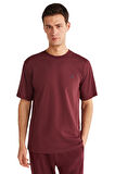 Nautica Erkek Bordo T-Shirt 808