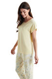 Catherine's Kadın Sarı Pijama Takım 2741