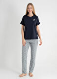 Sixteensixty Lacivert Kadın Pijama Alt 403SIX-1116-055