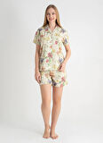 Sixteensixty Bej Kadın Pijama Şort 403SIX-1117-060