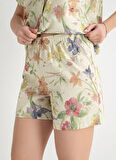 Sixteensixty Bej Kadın Pijama Şort 403SIX-1117-060