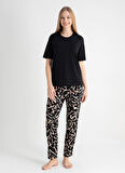 Sixteensixty Siyah Kadın Pijama Alt 403SIX-1116-065
