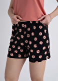 Sixteensixty Siyah Kadın Pijama Şort 403SIX-1117-075