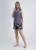 Sixteensixty Mor Kadın Pijama Şort 403SIX-1117-069
