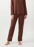 Vivis Kahverengi Kadın Pijama Alt 50VIV10715