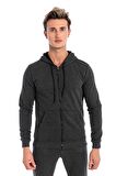 Scooter -  Siyah Erkek Kapüşonlu Basic Sweatshirt M1518TS