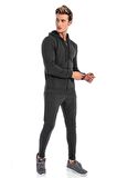 Scooter -  Siyah Erkek Kapüşonlu Basic Sweatshirt M1518TS