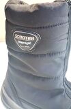 Scooter 7447 Ts Unisex Çocuk Su Geçirmez Kar Botu Siyah