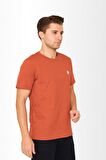 Scooter Kısa Kollu Bisiklet Yaka Kiremit Erkek Tshirt M1401TKR