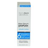 Dermaderm Mavi Serum Şampuanı Güçlendirici Biotin Keratin 250ML