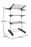 3 Katlı Çocuk Çamaşır Kurutma Askısı
