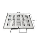 Nurgaz Krom Katlanır Mangal