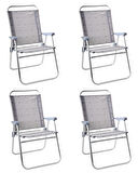 CAMPOUT 4'LÜ PLAJ SANDALYE SET