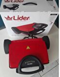 Lider LT44 Kırmızı 2000 W Teflon Tost Makinesi