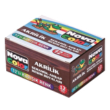 Nova Color Akrilik Boya 12 Renkli Set Nc-179