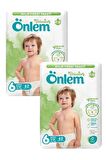 Önlem Botanika 6 Beden Çocuk Bezi Aylık Fırsat Paketi X-Large 62 Li x 2 Adet