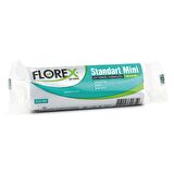Florex Standart Mini Boy Çöp Torbası 44x45 Cm 40'lı Rulo Beyaz 10 Rulo (400 Adet)