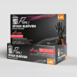 REFLEX FLEX TEK KULLANIMLIK SİYAH ELDİVEN 100' LÜ