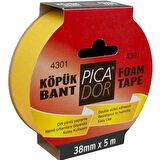 Picador Çift Taraflı Bant Köpük Rulo Askılı 38mmx5m 4301