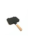 Taşhan T-0083 Greblon Kaplama Çıkarılabilir Plakalı Pratik Ocak Üstü Tost Makinesi-23.5x17.5 cm