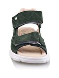 GÖRK Bebe Çocuk Genç Ortopedik Hakiki Deri Unisex Kız Erkek Sandalet