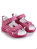ERSE Bebe Çocuk Genç Unisex Kız Erkek Ortopedik Extra Hafif Günlük Spor Kamuflaj Baskılı Hakiki Deri Sandalet