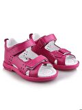 ERSE Bebe Çocuk Genç Unisex Kız Erkek Ortopedik Extra Hafif Günlük Spor Kamuflaj Baskılı Hakiki Deri Sandalet