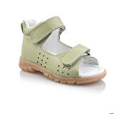 GÖKÇE Bebe Çocuk Genç Kız Erkek Unisex Günlük Hakiki Deri Sandalet