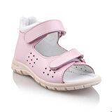 GÖKÇE Bebe Çocuk Genç Kız Erkek Unisex Günlük Hakiki Deri Sandalet