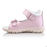 GÖKÇE Bebe Çocuk Genç Kız Erkek Unisex Günlük Hakiki Deri Sandalet