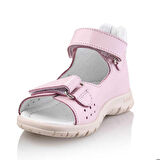 GÖKÇE Bebe Çocuk Genç Kız Erkek Unisex Günlük Hakiki Deri Sandalet